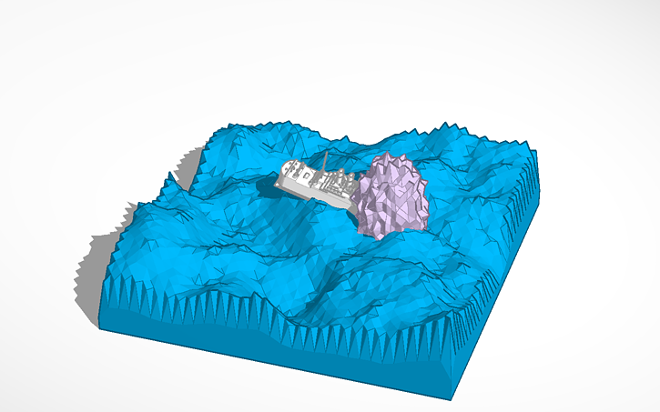 Sinking Titanic Tinkercad