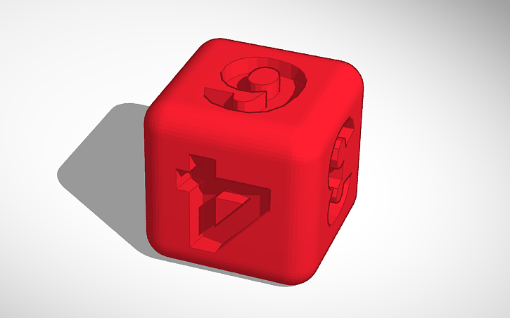 3D design Die - Tinkercad