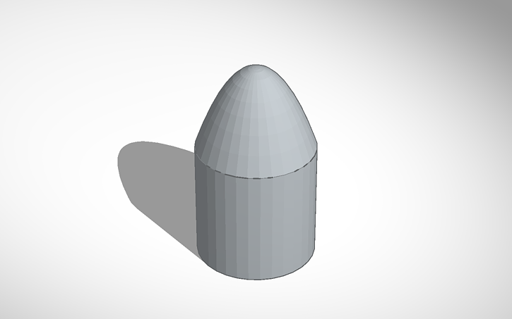 3D design Rocket Nose Cone | Tinkercad