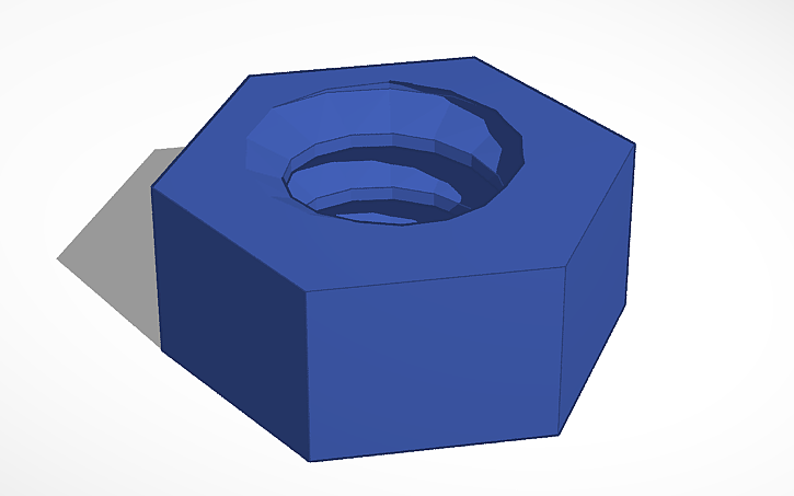 MOD LISATION VIS ECROU AVEC TINKERCAD visual data 2