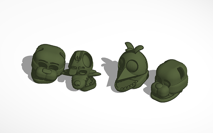 3D design Fnaf - Tinkercad