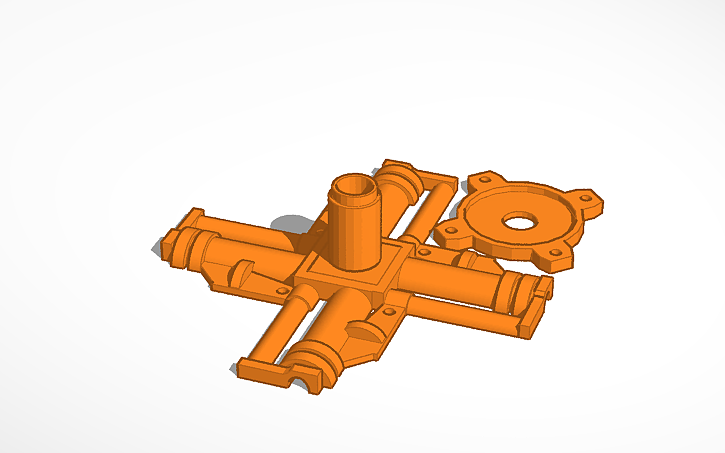 3D design Black Hawk Main Rotor Bottom - Tinkercad