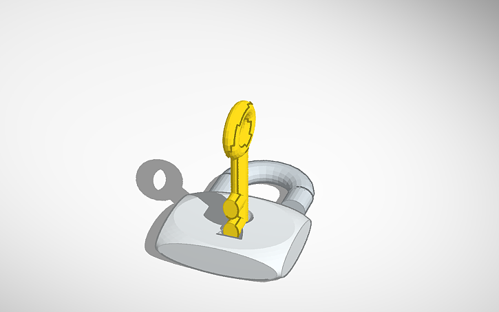 Simple Lock 3d Design 3D design lock - Tinkercad