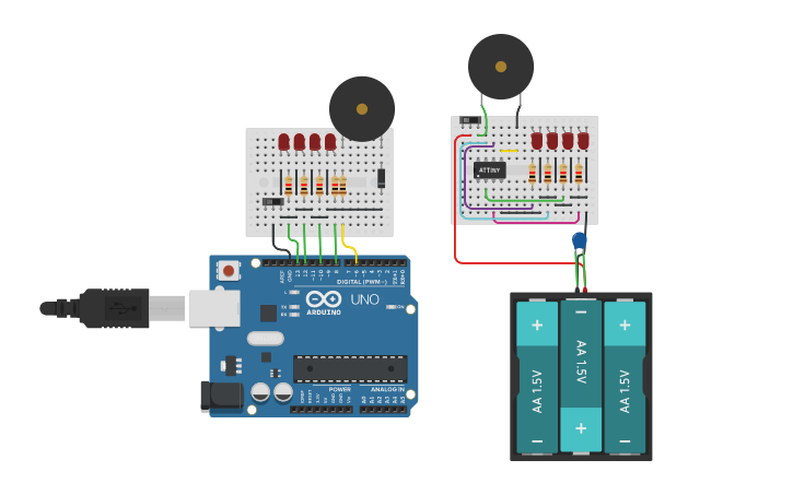 Circuit design Carte d'anniversaire - Tinkercad