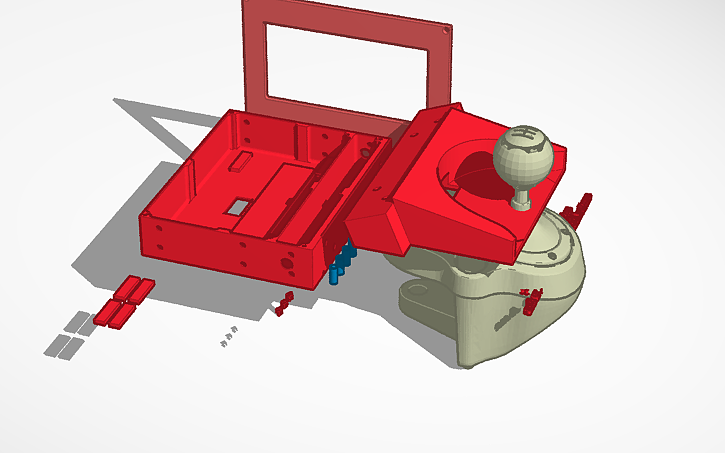 3D design Logitech G29 Button box for XL Stream Deck - Tinkercad