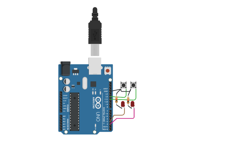 Circuit design Lost in Space Day 18 - Rotary Encoder Emulator. - Tinkercad