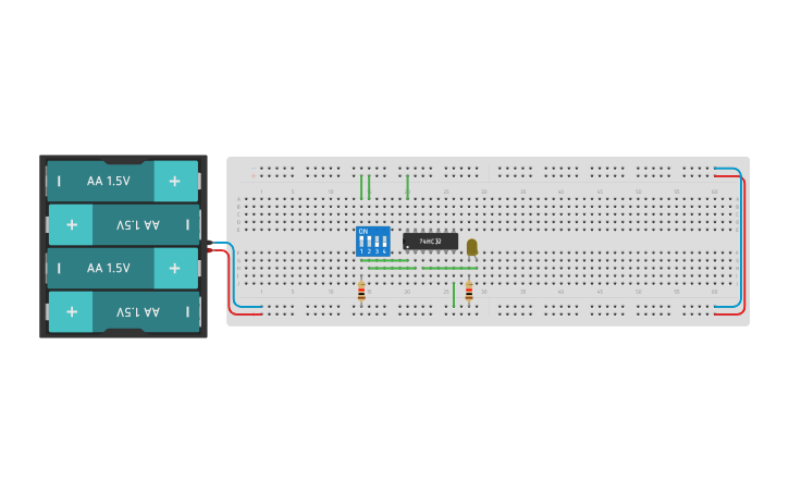 Circuit design 7432 | Tinkercad