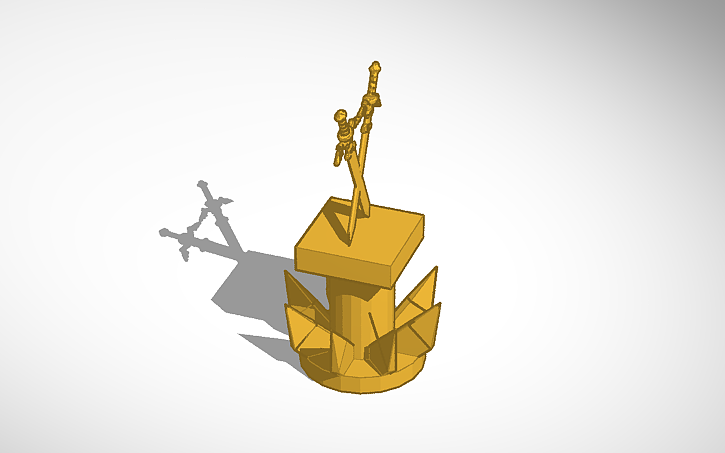 3D design Sword Contest Trophy | Tinkercad