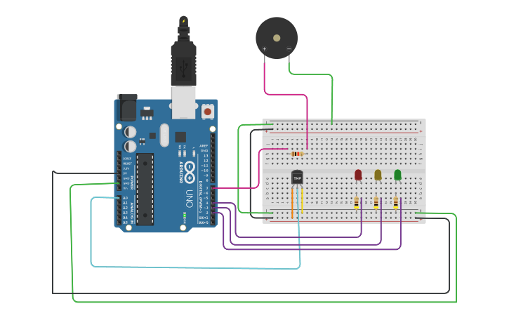 Circuit Design Digital Thermometer Tinkercad 8603