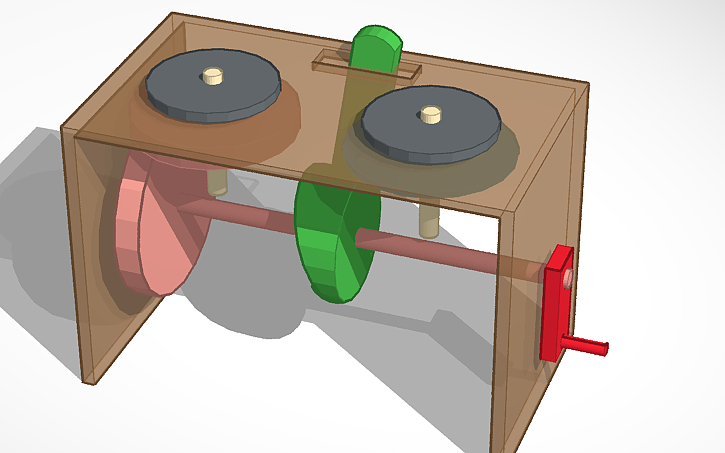 3D design DJ automata - Tinkercad