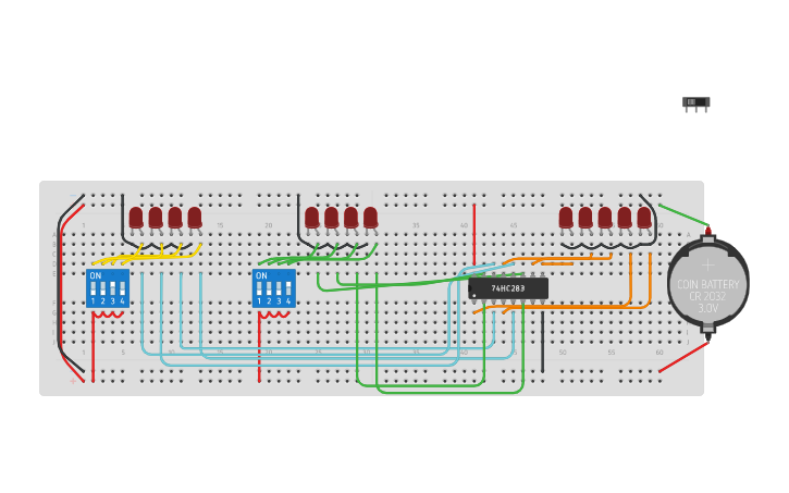 Circuit Design Activity7 4 Bit Adder With 7 Segment T 8074