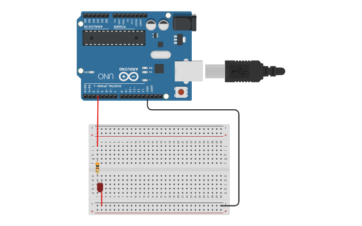 Circuit design analogWrite | Tinkercad
