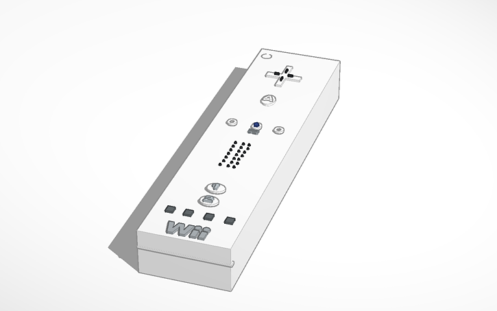 3D design Wii Remote - Tinkercad