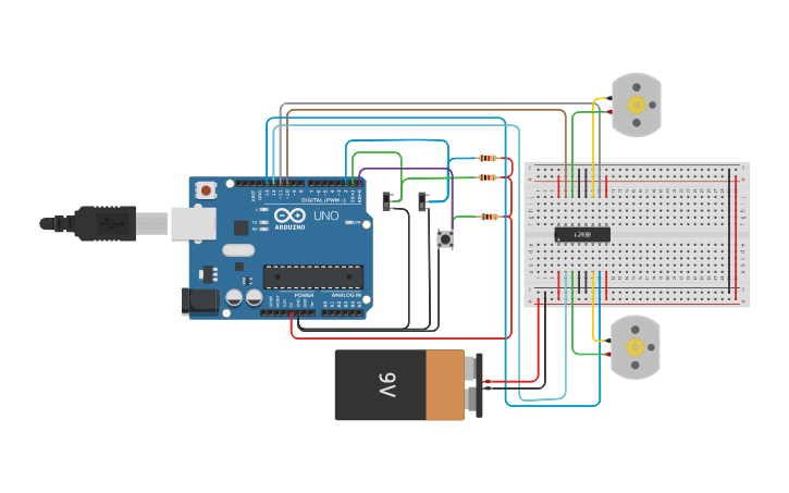 Circuit design AC7 -IOT | Tinkercad