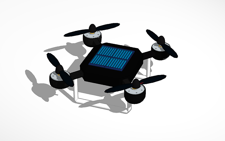 3D design 3D DRONE MODELLING | Tinkercad