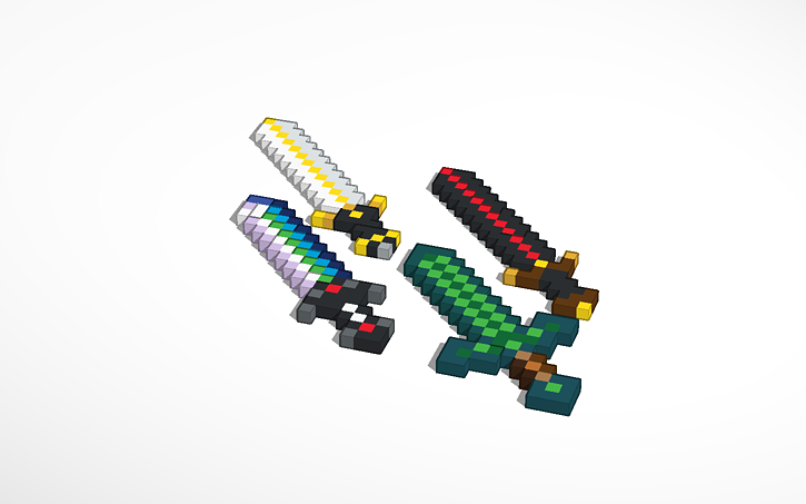 swords of MINECRAFT