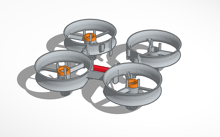 3D design Drone Body - Tinkercad