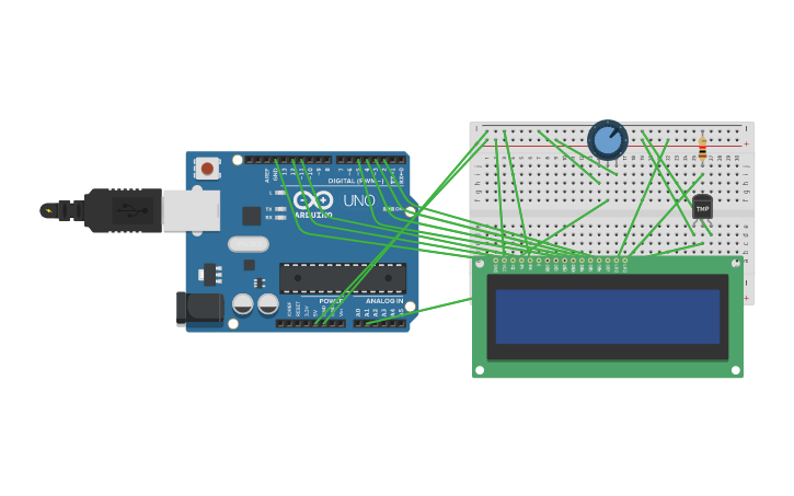 Interfacing Temperature Sensor With Arduino Using Tinkercad Images