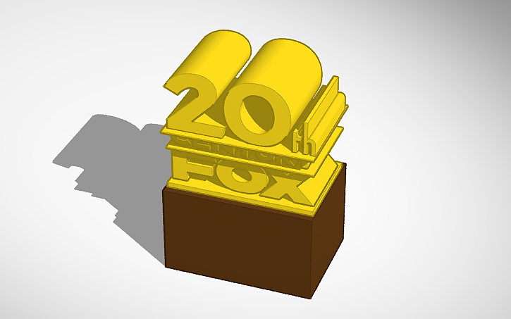 3D Design 20th Century Fox Tinkercad 3d-design-20th-century-fox-tinkercad