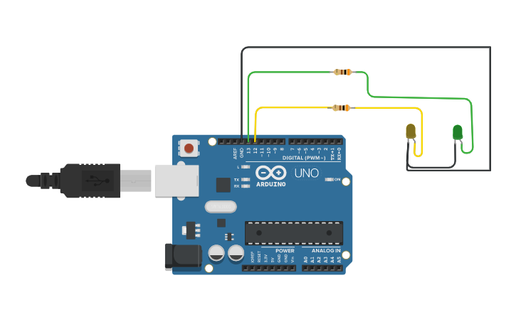 Circuit Design Código Morse Led Externo Tinkercad 4995