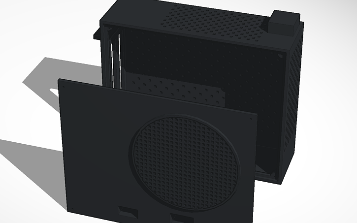 3D design Copy of eGPU Case: GTX 670 DirectCU Mini - Tinkercad