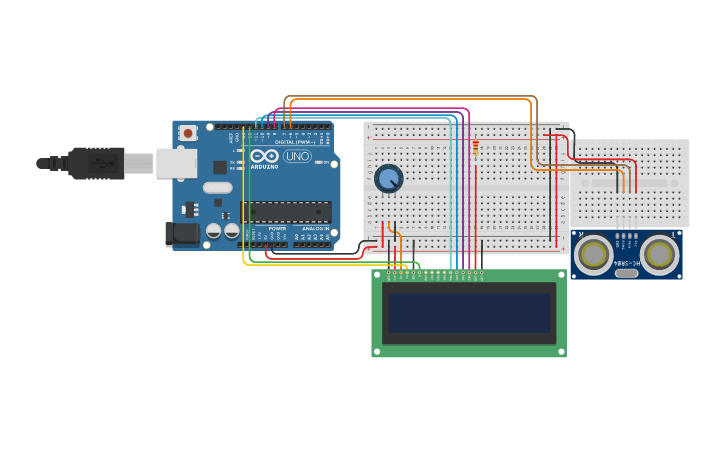 Circuit design WORKING WITH WATER LEVEL SENSOR | Tinkercad