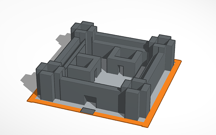Minecraft Castle Blueprint Tinkercad Minecraft Castle Blueprint Tinkercad