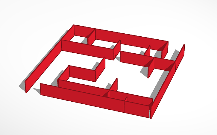 3D design Maze - Tinkercad