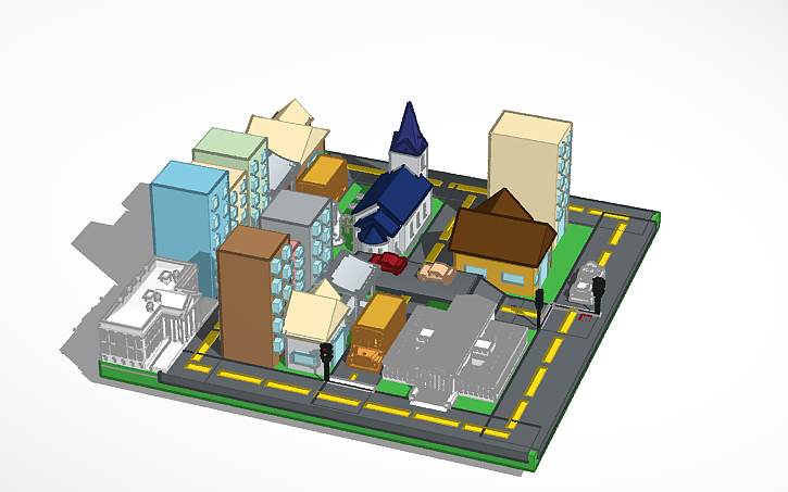 3D design City