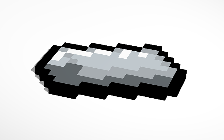 minecraft iron ingot pixel art