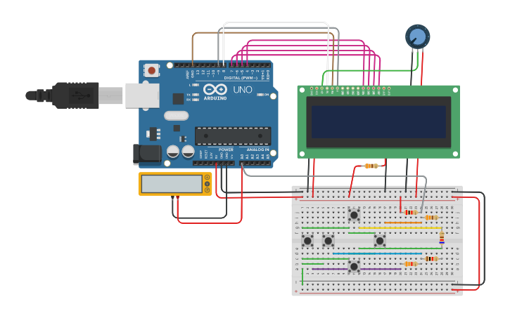 Circuit design Quiz Harry Potter - Tinkercad