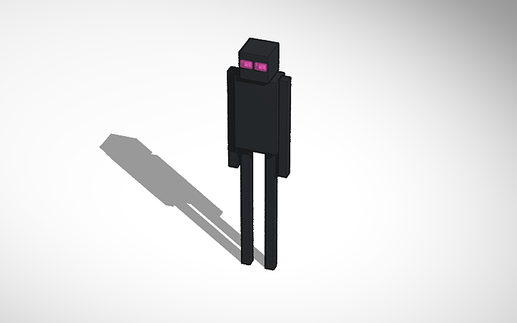 3D design Enderman (normal mode) | Tinkercad