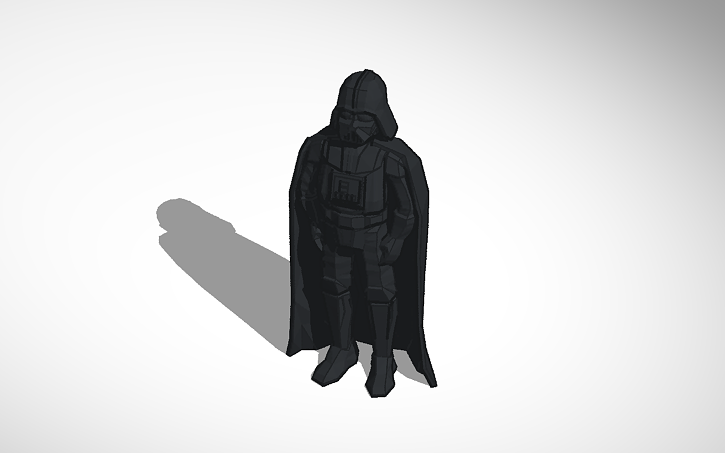 3D design darth vader - Tinkercad