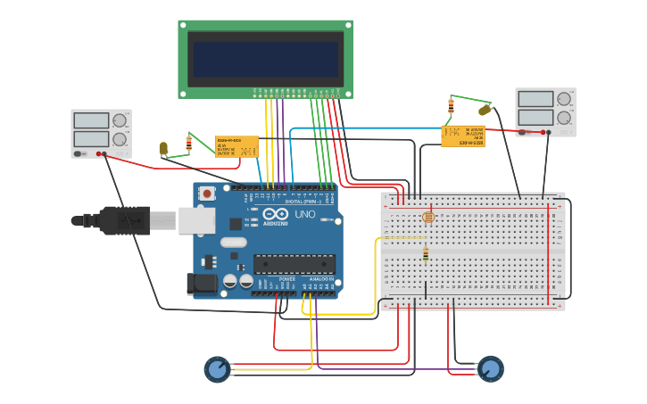 Circuit design proyecto clase | Tinkercad