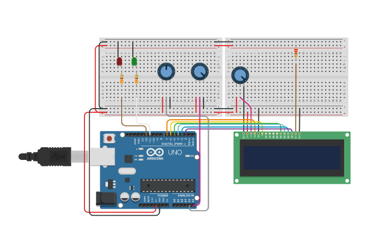 Circuit design Copy of Practica | Tinkercad