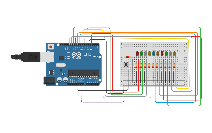 Circuit design Ict Exam - Group 1 | Tinkercad