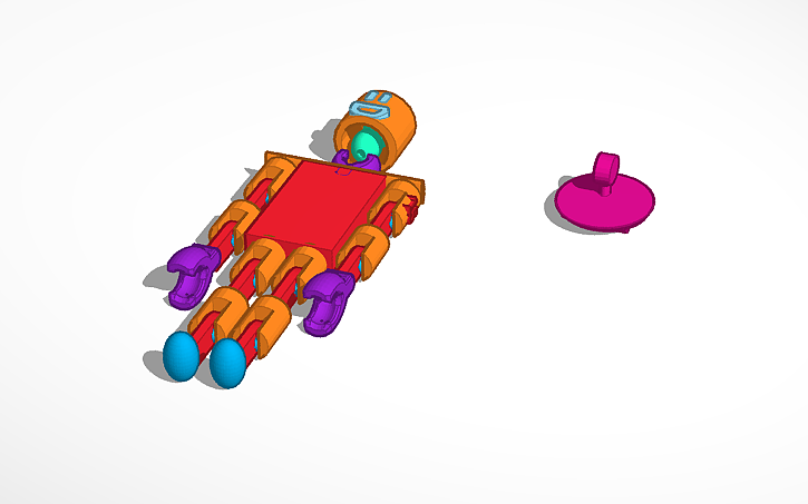 3D design ragdoll - Tinkercad