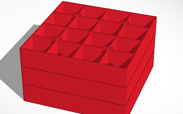 3D design stackable_sort_box_big_V1 - Tinkercad