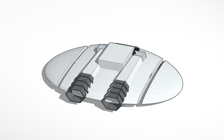 3D design Cylon Raider - Tinkercad