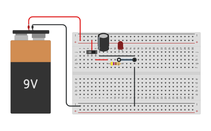Circuit design Circuit 5 - Tinkercad