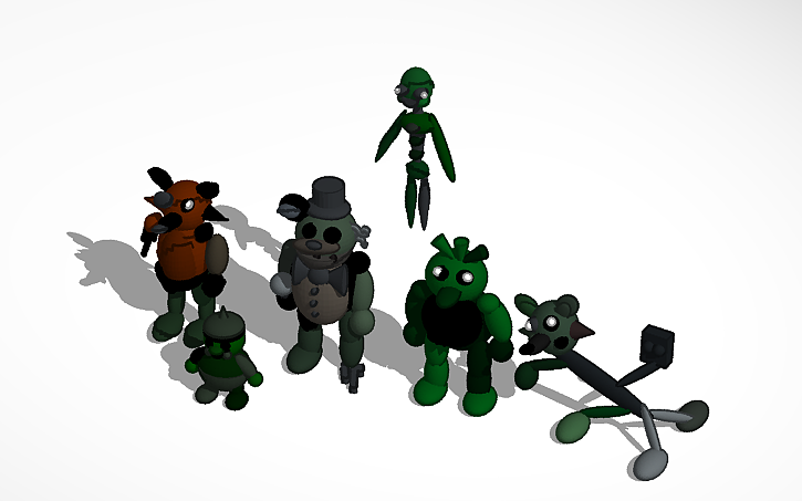 Fnaf 3 Derp phantom animatronics