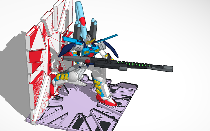 Beta Re Issue Of Posed Hyperclaudian Variant S Gundam Sentinel Tinkercad - 3d design commando tower battle and roblox tinkercad