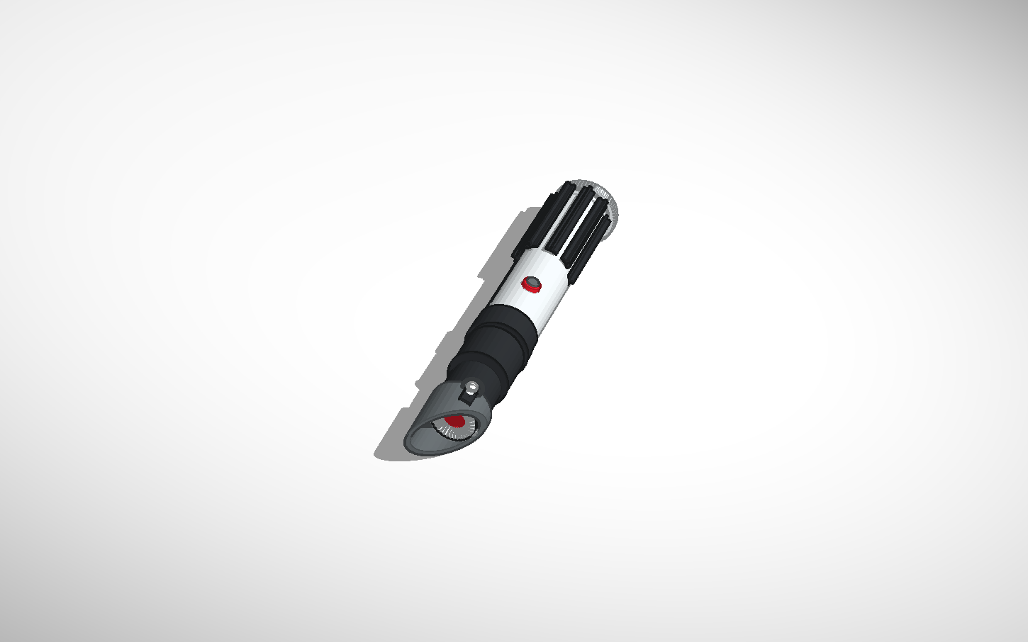 3D design lightsaber Tinkercad