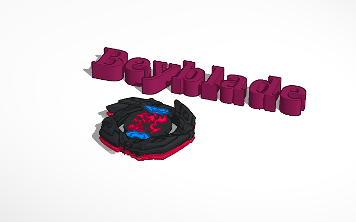 3D design beyblade Tinkercad 3D design beyblade Tinkercad
